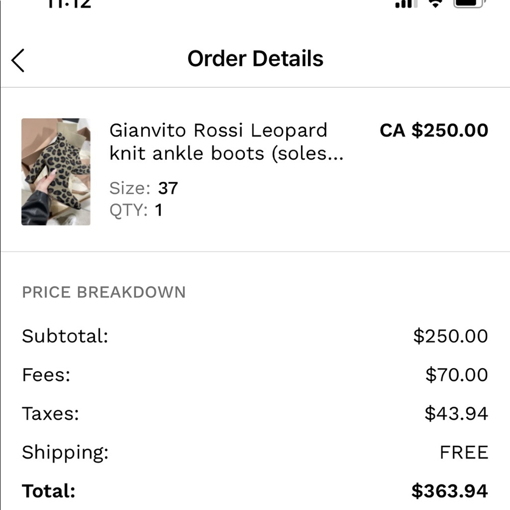 Gianvito Rossi Leopard Print Ankle Boots - Black and Tan - Picture 13 of 13